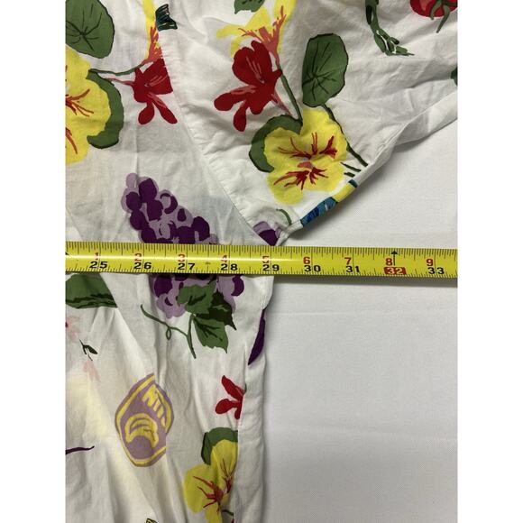 Joyspun Women’s Sleep Shirt Size 3X Long Sleeve Italian Fruit Print Pajamas - Picture 11 of 12